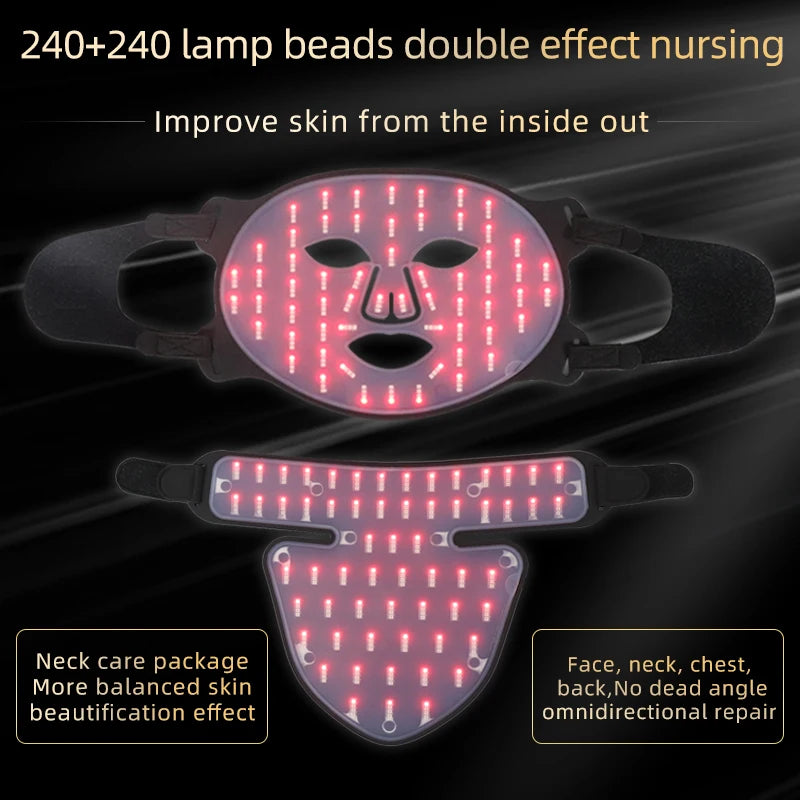 GlowVie™ 4-Color Infrared Silicone Mask