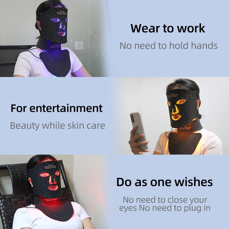 GlowVie™ 4-Color Infrared Silicone Mask